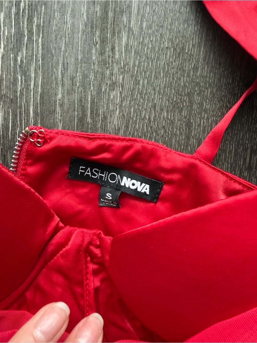 Red Ruched Sweetheart Bustier Top - Picture 3 of 11